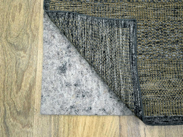 2'6" x 8'0" New Hand Knotted Brown Wool Runner Oriental Rug - MOA10276267