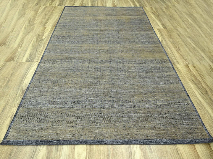 9'1" x 12'3" New Hand Knotted Brown Wool Rectangle Oriental Rug - MOA10276271