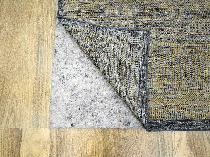 9'1" x 12'3" New Hand Knotted Brown Wool Rectangle Oriental Rug - MOA10276271