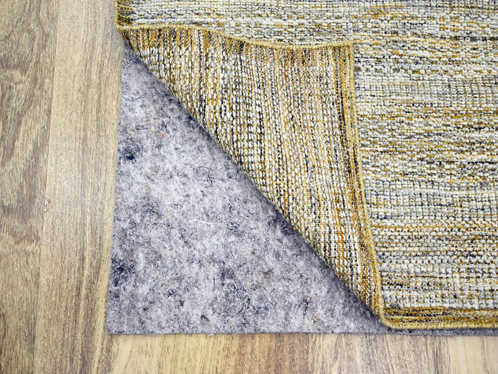 2'8" x 6'0" New Hand Knotted Yellow Wool Runner Oriental Rug - MOA10276272