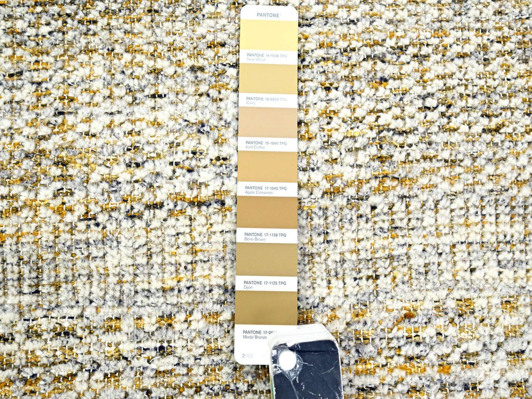 2'8" x 8'2" New Hand Knotted Yellow Wool Runner Oriental Rug - MOA10276275
