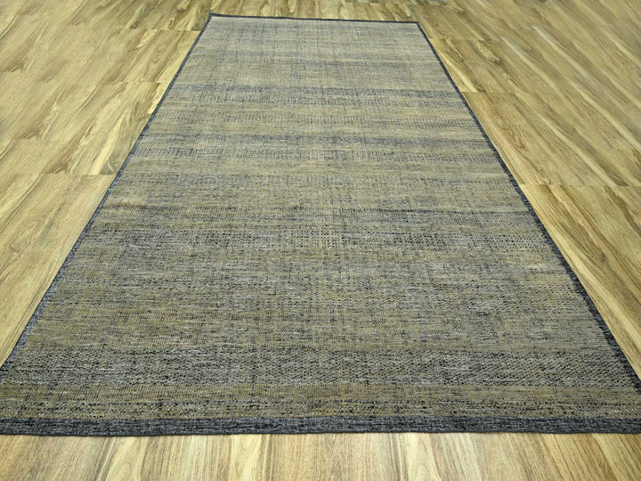 10'0" x 14'0" New Hand Knotted Brown Wool Rectangle Oriental Rug - MOA10276282