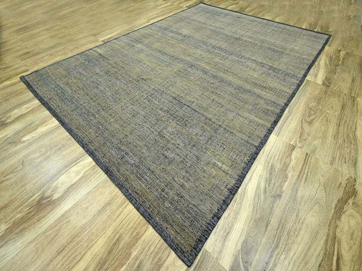 10'0" x 14'0" New Hand Knotted Brown Wool Rectangle Oriental Rug - MOA10276282