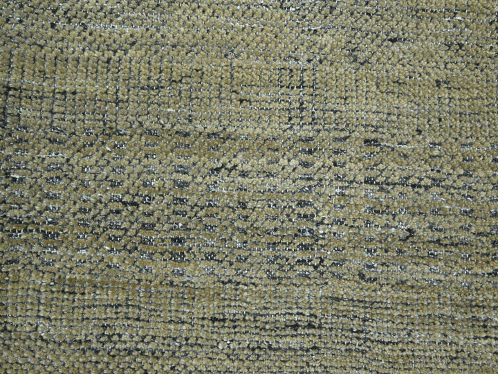 10'0" x 14'0" New Hand Knotted Brown Wool Rectangle Oriental Rug - MOA10276282