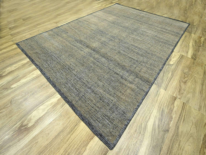 10'0" x 14'0" New Hand Knotted Brown Wool Rectangle Oriental Rug - MOA10276283