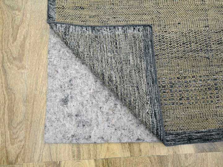 10'0" x 14'0" New Hand Knotted Brown Wool Rectangle Oriental Rug - MOA10276283