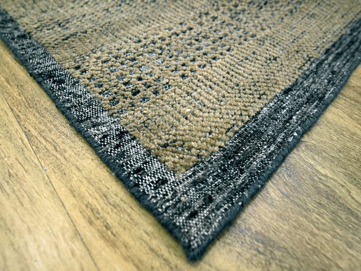 10'0" x 14'0" New Hand Knotted Brown Wool Rectangle Oriental Rug - MOA10276283