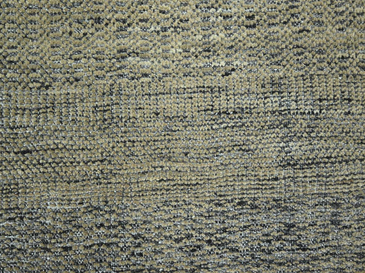 10'0" x 14'0" New Hand Knotted Brown Wool Rectangle Oriental Rug - MOA10276283