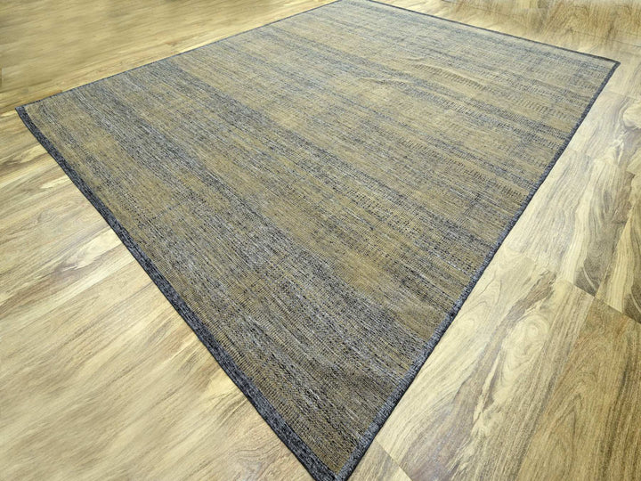11'10" x 15'0" New Hand Knotted Brown Wool Rectangle Oriental Rug - MOA10276288