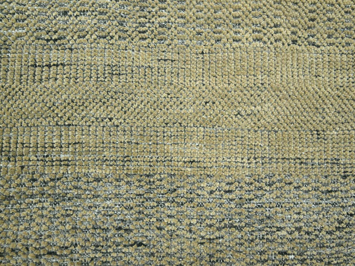 10'0" x 10'0" New Hand Knotted Brown Wool Square Oriental Rug - MOA10276289