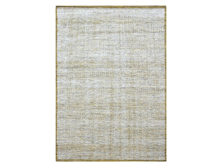10'0" x 13'10" New Hand Knotted Yellow Wool Rectangle Oriental Rug - MOA10276290