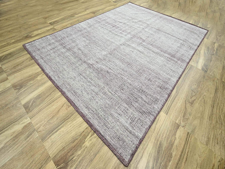 8'9" x 12'1" New Hand Knotted Red Wool Rectangle Oriental Rug - MOA10276296