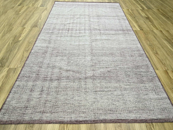 9'0" x 12'0" New Hand Knotted Red Wool Rectangle Oriental Rug - MOA10276297