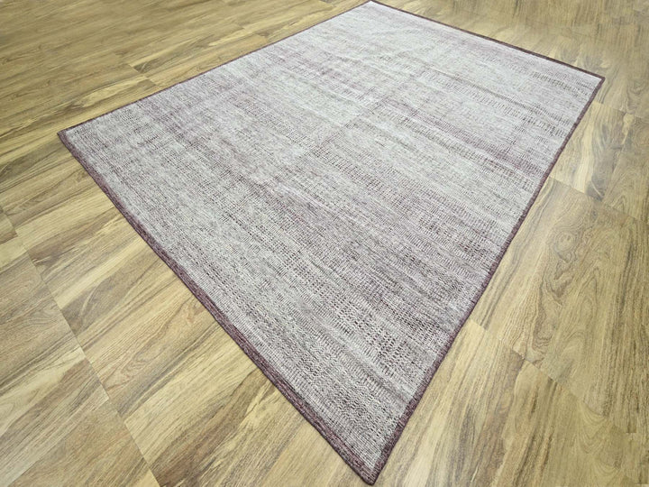 9'0" x 12'0" New Hand Knotted Red Wool Rectangle Oriental Rug - MOA10276297