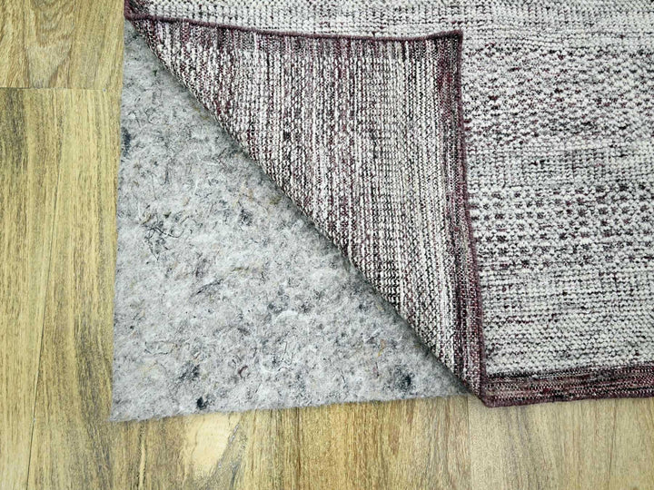 7'11" x 10'0" New Hand Knotted Red Wool Rectangle Oriental Rug - MOA10276299