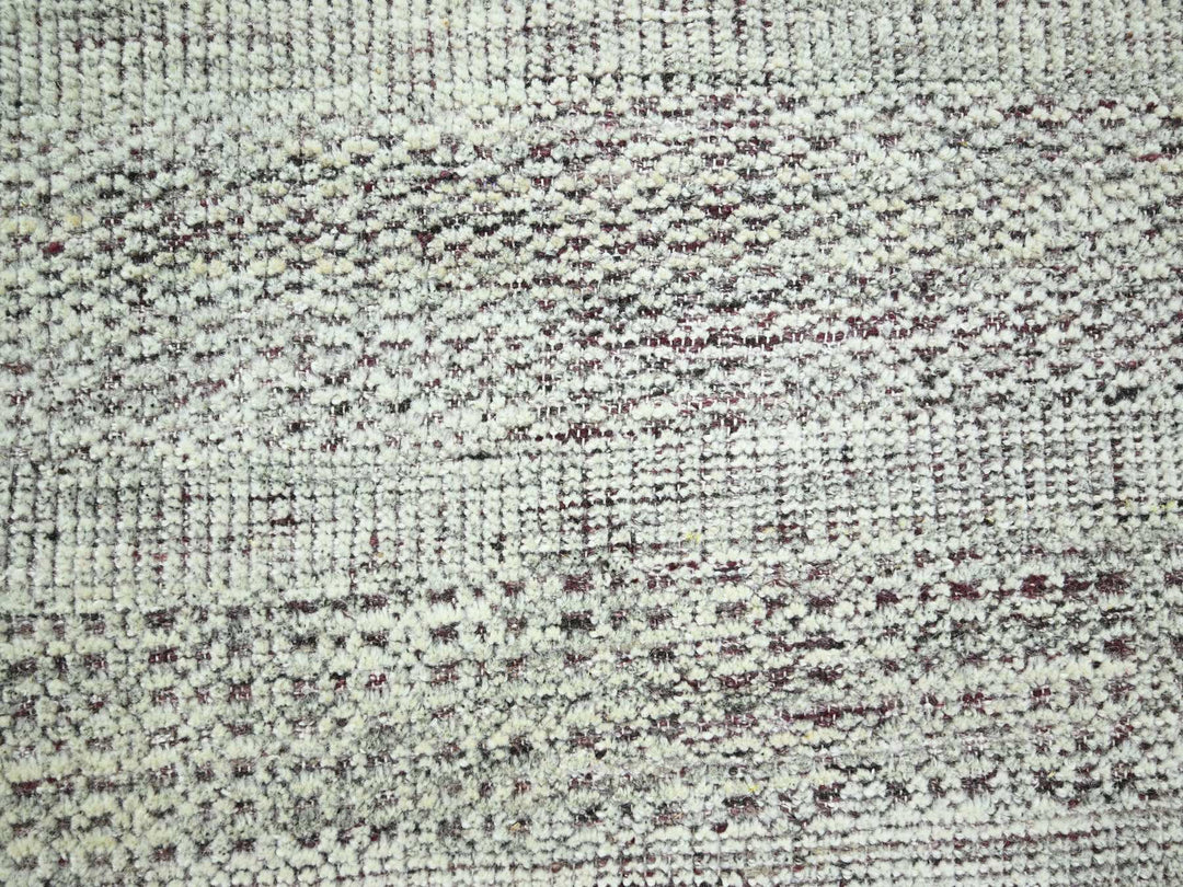 7'11" x 10'0" New Hand Knotted Red Wool Rectangle Oriental Rug - MOA10276299