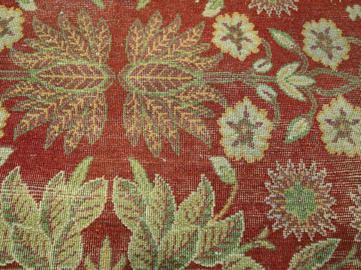 8'0" x 10'2" New Hand Knotted Red Wool Rectangle Oriental Rug - MOA10276346