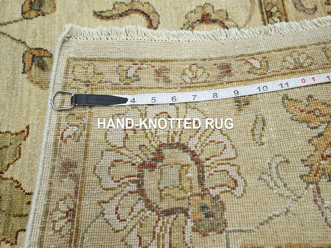 5'4" x 8'0" New Hand Knotted Ivory Wool Rectangle Oriental Rug - MOA10276363