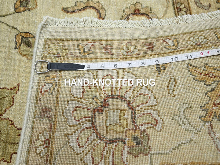 5'4" x 8'0" New Hand Knotted Ivory Wool Rectangle Oriental Rug - MOA10276363