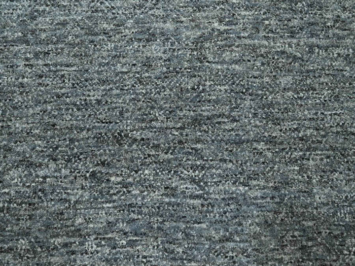 8'3" x 10'1" New Hand Knotted Grey Wool Rectangle Oriental Rug - MOA10276380