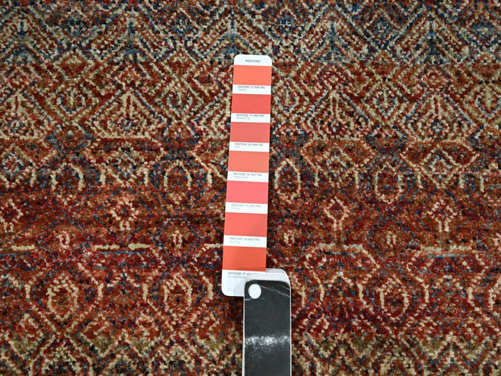 2'7" x 9'11" New Hand Knotted Red Wool Runner Oriental Rug - MOA10276399