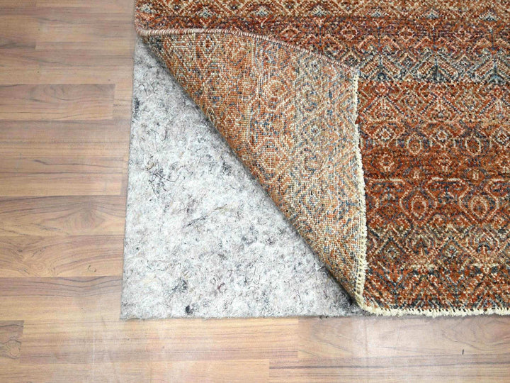 2'7" x 10'0" New Hand Knotted Red Wool Runner Oriental Rug - MOA10276402