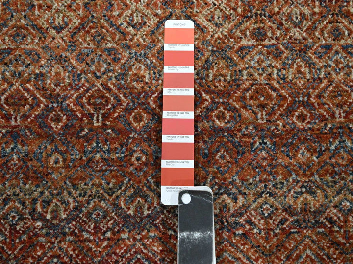 2'7" x 10'0" New Hand Knotted Red Wool Runner Oriental Rug - MOA10276402