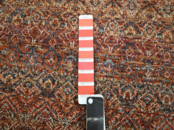 2'7" x 10'0" New Hand Knotted Red Wool Runner Oriental Rug - MOA10276403
