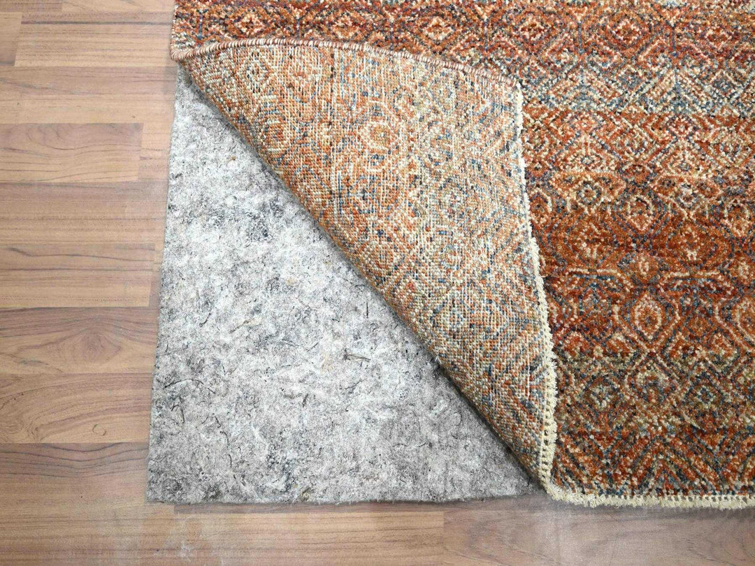 2'7" x 9'11" New Hand Knotted Red Wool Runner Oriental Rug - MOA10276404