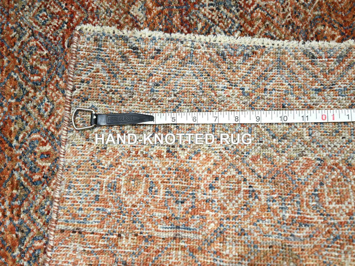 2'7" x 9'11" New Hand Knotted Red Wool Runner Oriental Rug - MOA10276404