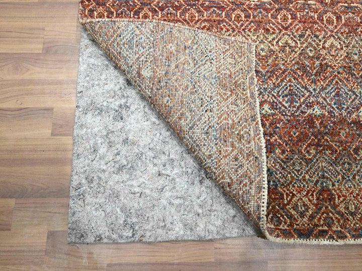 2'7" x 9'11" New Hand Knotted Red Wool Runner Oriental Rug - MOA10276407