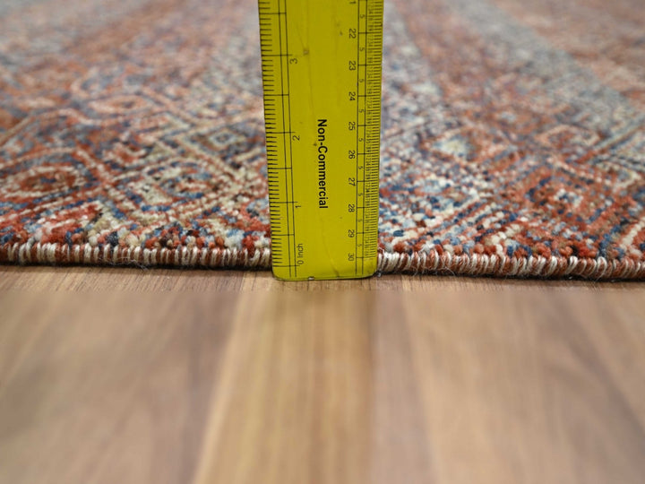 2'7" x 9'11" New Hand Knotted Red Wool Runner Oriental Rug - MOA10276407