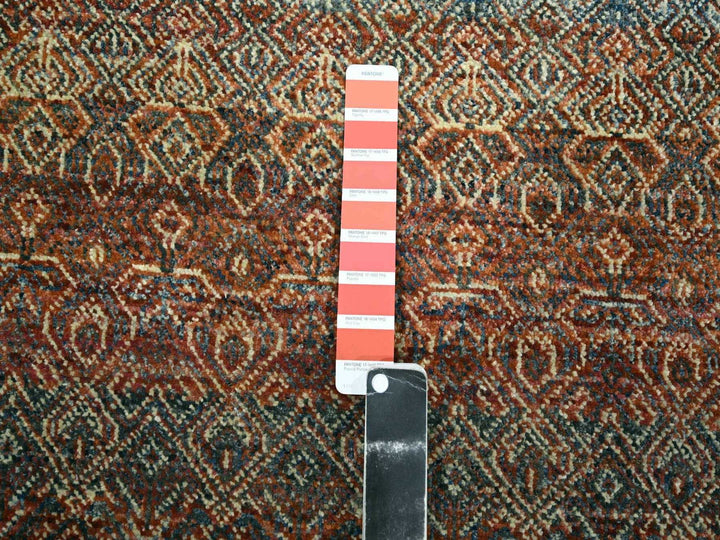 2'7" x 9'11" New Hand Knotted Red Wool Runner Oriental Rug - MOA10276409