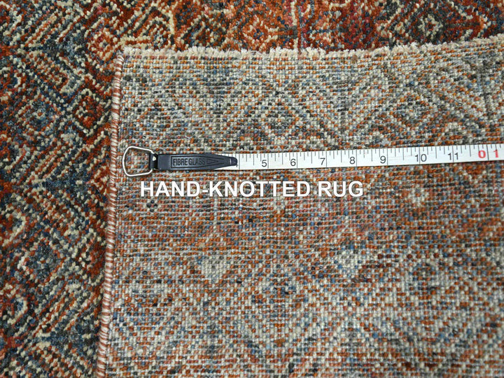 2'7" x 9'11" New Hand Knotted Red Wool Runner Oriental Rug - MOA10276409