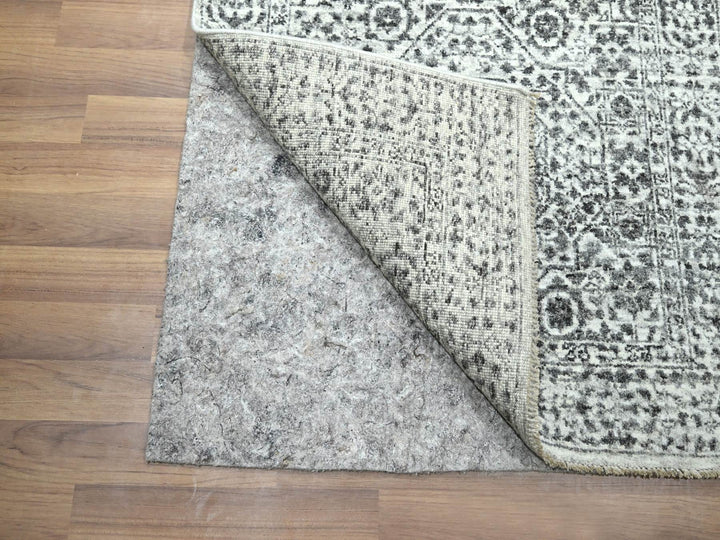 2'6" x 30'0" New Hand Knotted Ivory Wool Runner Oriental Rug - MOA10276439