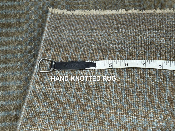 2'0" x 3'0" New Hand Knotted Brown Wool Rectangle Oriental Rug - MOA10276448