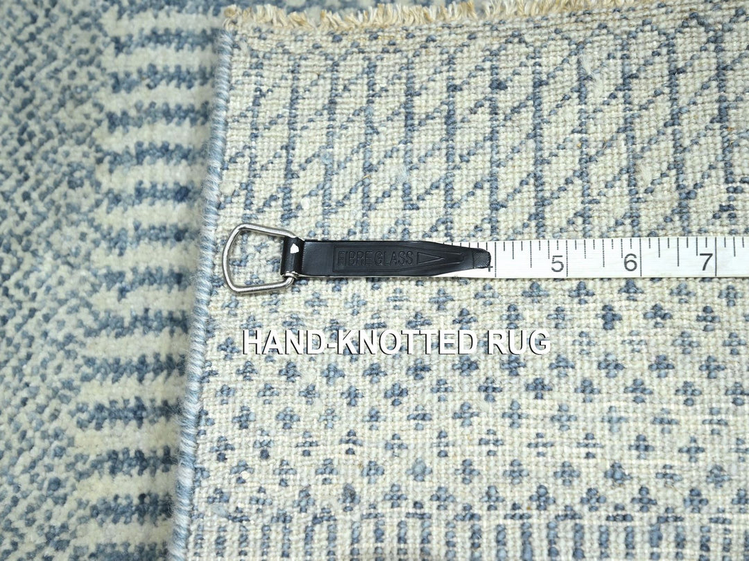 2'0" x 3'0" New Hand Knotted Black Wool & Silk Rectangle Oriental Rug - MOA10276475