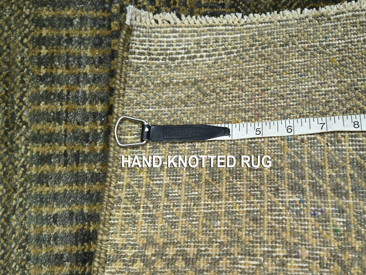 2'0" x 3'0" New Hand Knotted Brown Wool Rectangle Oriental Rug - MOA10276485