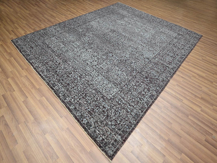 8'0" x 10'0" New Hand Knotted Red Wool Rectangle Oriental Rug - MOA10276544