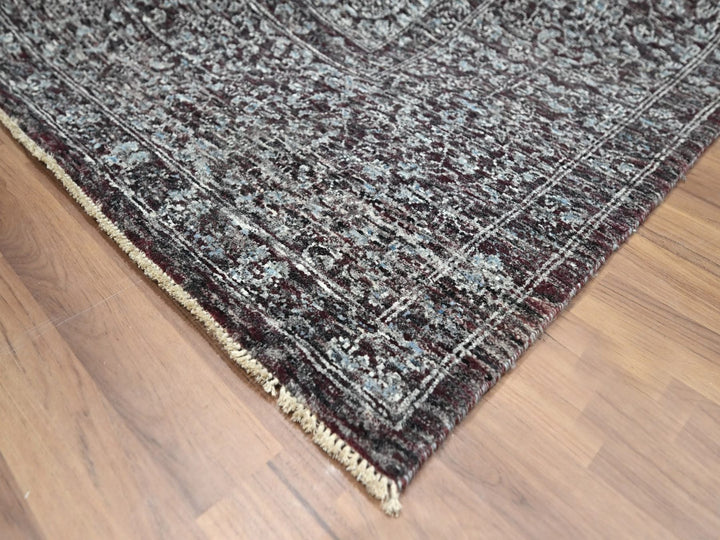 8'0" x 10'0" New Hand Knotted Red Wool Rectangle Oriental Rug - MOA10276544