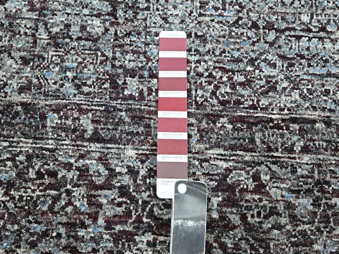 8'0" x 10'0" New Hand Knotted Red Wool Rectangle Oriental Rug - MOA10276544