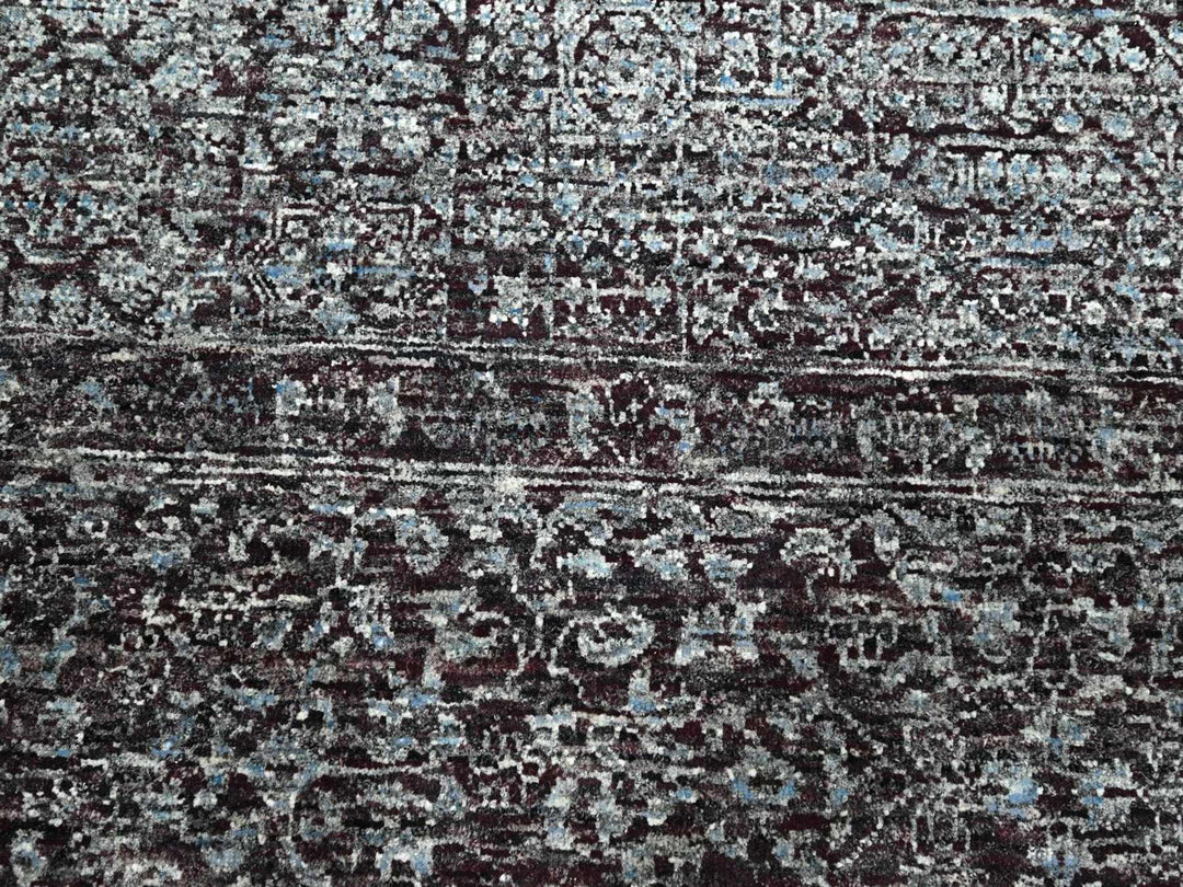 8'0" x 10'0" New Hand Knotted Red Wool Rectangle Oriental Rug - MOA10276544