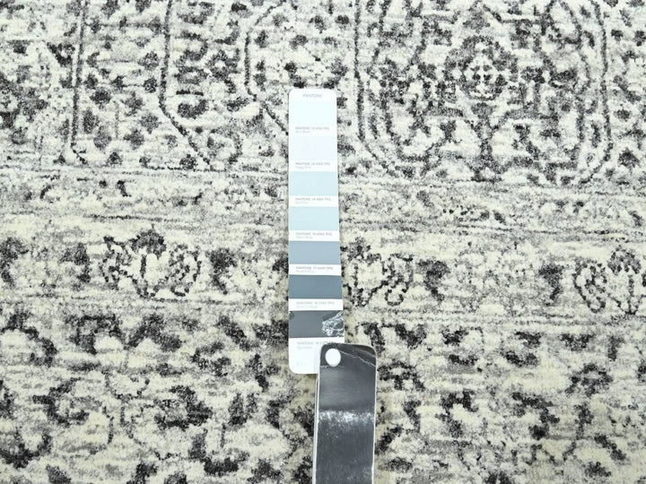 10'0" x 14'0" New Hand Knotted Ivory Wool Rectangle Oriental Rug - MOA10276548