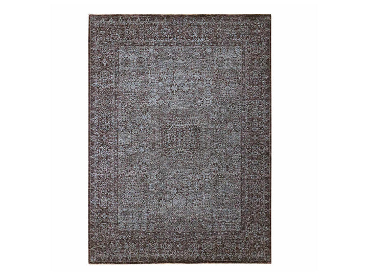 9'0" x 12'2" New Hand Knotted Red Wool Rectangle Oriental Rug - MOA10276550