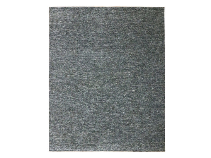 8'1" x 10'1" New Hand Knotted Grey Wool Rectangle Oriental Rug - MOA10276572