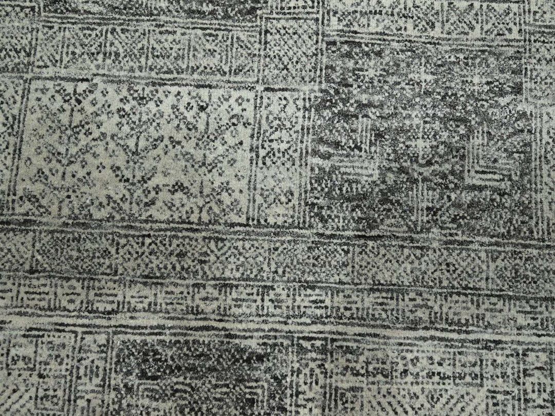 10'2" x 14'0" New Hand Knotted Beige Wool Rectangle Oriental Rug - MOA10276576