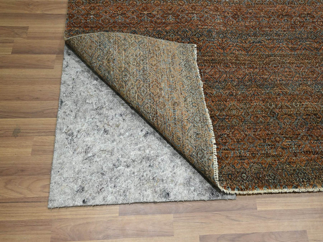 8'11" x 12'0" New Hand Knotted Red Wool Rectangle Oriental Rug - MOA10276578