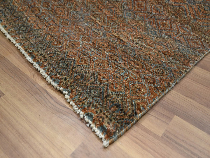8'11" x 12'0" New Hand Knotted Red Wool Rectangle Oriental Rug - MOA10276578