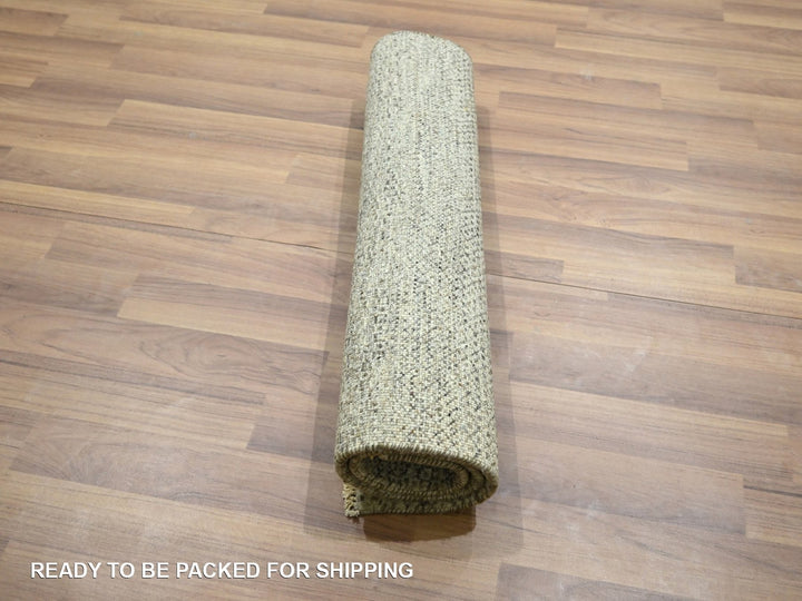 2'0" x 3'0" New Hand Knotted Beige Wool Rectangle Oriental Rug - MOA10276588
