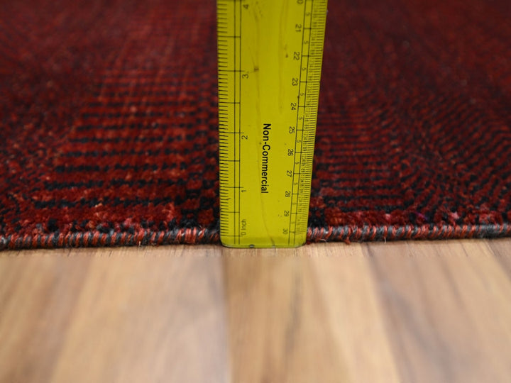 2'0" x 3'0" New Hand Knotted Red Wool & Silk Rectangle Oriental Rug - MOA10276601